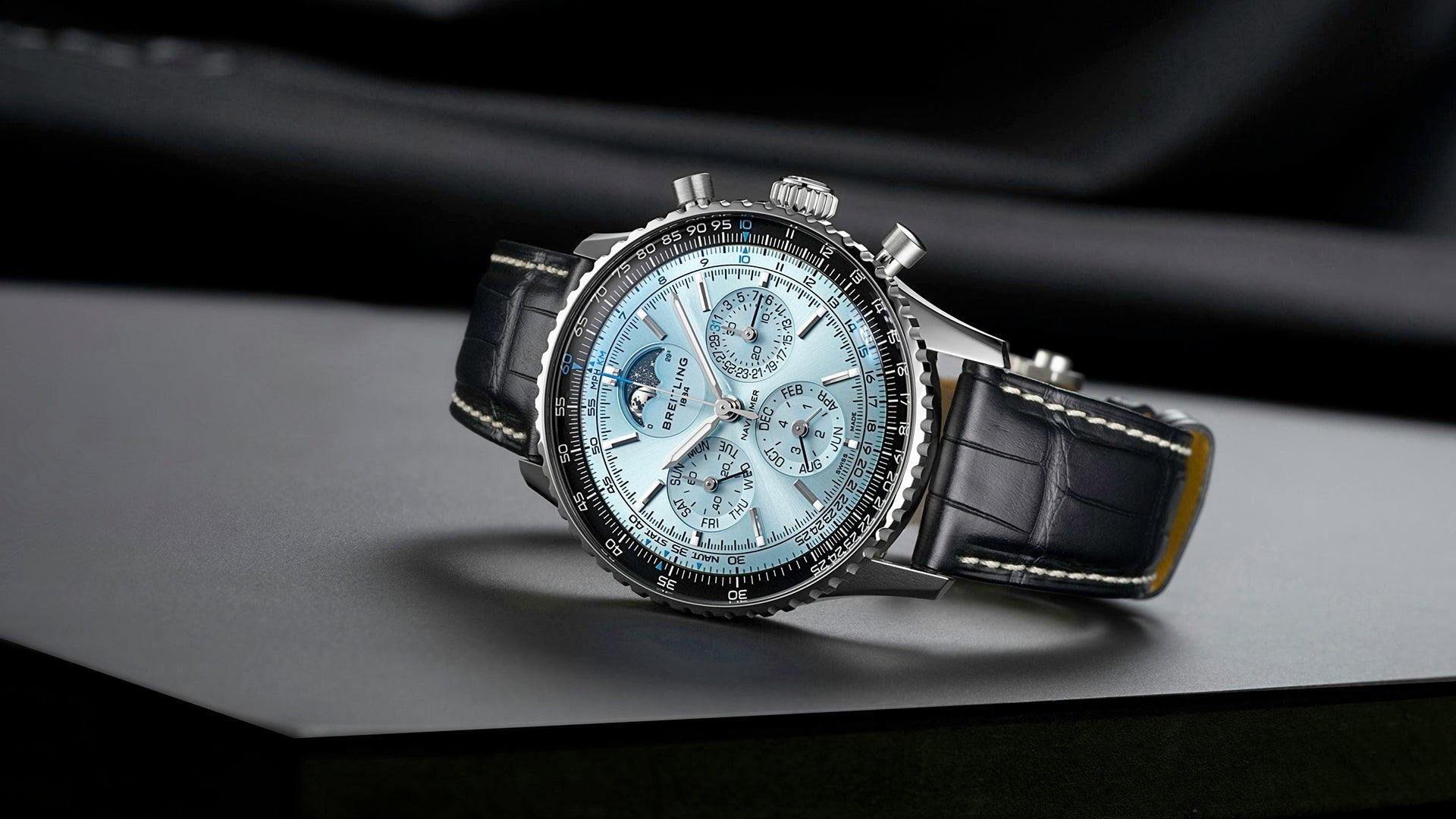 Breitling Debuts the Navitimer B19 with an Ice-Blue Dial